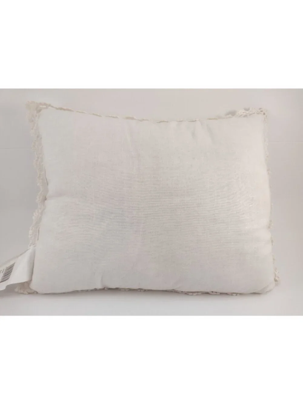 White Throw Pillows Set of 3 Heart Square Rectangle Couch Arm Chair Country